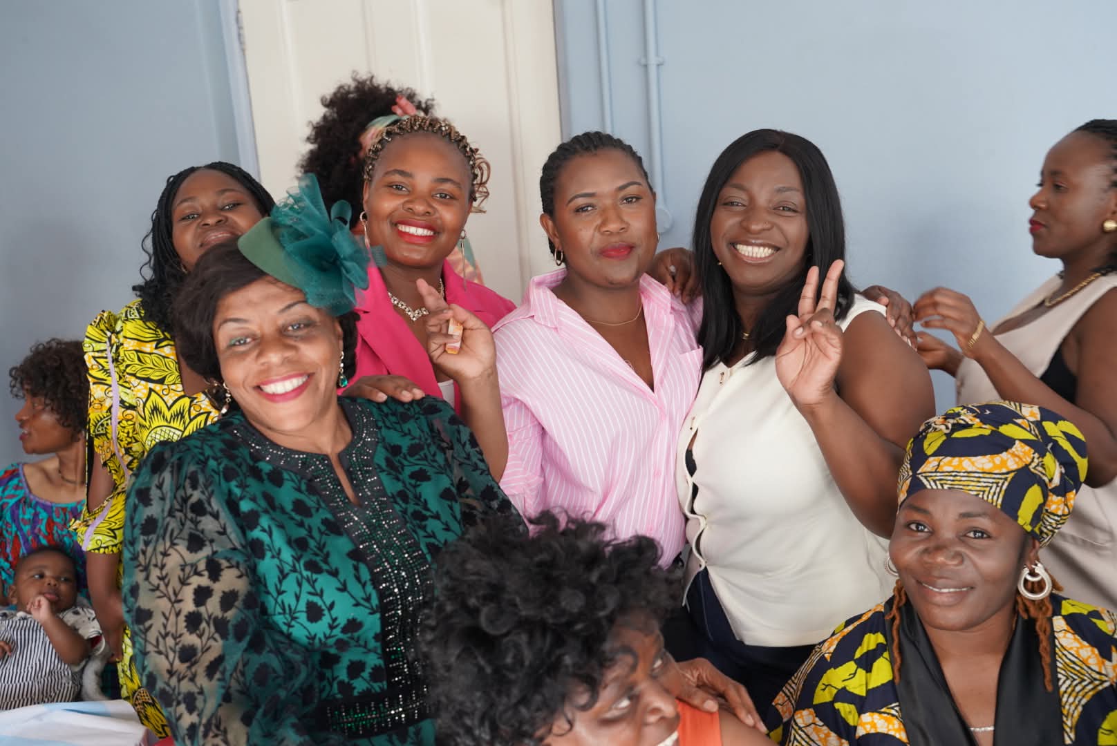 Women of the Amis BK community at a gathering